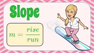 How to Find Slope Using Rise Over Run | 8.EE.B.6 💗