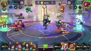 Death angel with draconic shield (Battle Arena Heroes Adventure)
