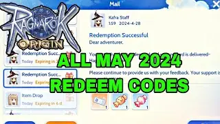 ALL MAY 2024 GLOBAL REDEEM CODES • RAGNAROK ORIGIN