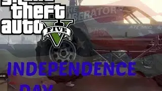 GTA 5 ONLINE: INDEPENDENCE DLC) Monster Trucks, Rollercoaster, and Fireworks