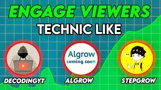 How to engage viewers on video | like | DecodingYt | Algrow | StepGrow