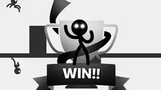 Cara bermain stickman lari gak kalah" (game hago)