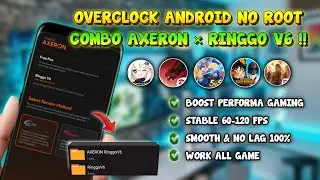 BEST PERFORMANCE ‼️ OVERCLOCK ANDROID NO ROOT Untuk Mengatasi Lag Patah Patah Semua Game