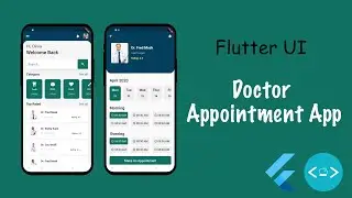 Doctor Appointment App UI | Flutter UI | Speed Code | Technofolk
