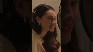 In the Studio with Lola Tung recording The Summer I Turned Pretty by Jenny Han