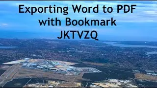 Exporting Word to PDF with Bookmark JKTVZQ