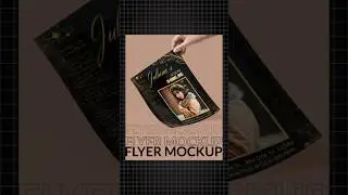 Custom Flyer Mockup in Photoshop – Curved Flyer Mockup! 