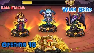 Mighty Party: Wish Shop opening 10 Chests