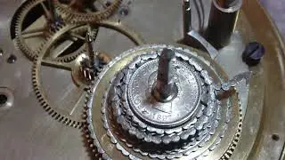 Interesting use of a coin in a marine chronometer