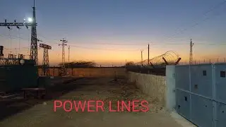 765 EHV TRANSMISSION POWER LINES AT NIGHT VS DAY