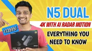 DDPAI N5 Dual 4K Dashcam REVIEW (₹13999) | AI Radar Motion Detection + GPS | Gizmobeep