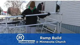 Roll-A-Ramp Modular System Build in Erskine, Minnesota!