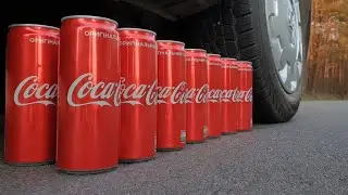 Crushing Crunchy & Soft Things by Car! Experiment Car vs COCA-COLA