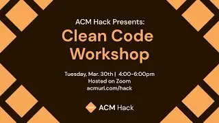 Clean Code Workshop | Spring 2021