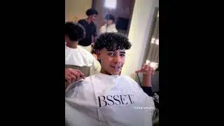 When Ronaldo Jr Gets A Haircut.. 😂