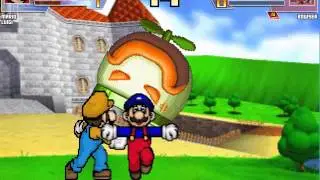 Random Mugen Battle- The Mario Bros vs. Bowser (SMW)