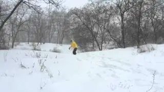 Одесса. Метель. Сноуборд.