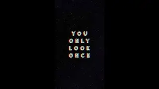 You only look once | Roshan Thomas