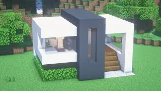 Minecraft | How to Build a Small Modern House #36 - Minecraft House Tutorial