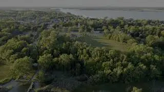 Pull back shot with DJI mini 2 drone