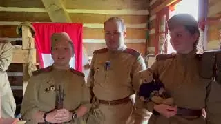 Russian WW2 re-enactment squad at Fort Loudon a great unit