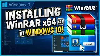 Installing Winrar x64 in Windows 10