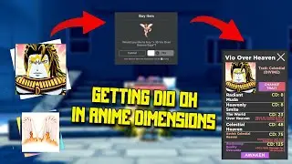 SPENDING 20,000+ ROBUX ON DIO OH IN ANIME DIMENSIONS