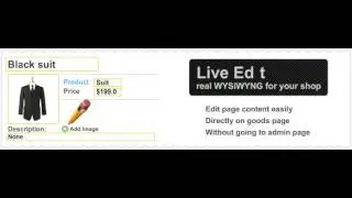 LiveEdit - Real WYSIWYG for your shop