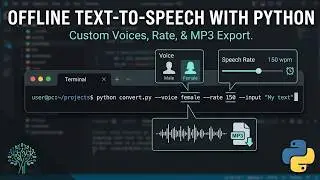 How to Build a Text to Speech Engine in Python (Voices, Speed & MP3 Export)