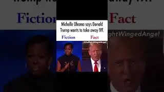 Trump factchecks Michelle Obama.