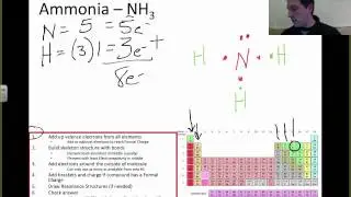 Lewis Structure: Ammonia NH3