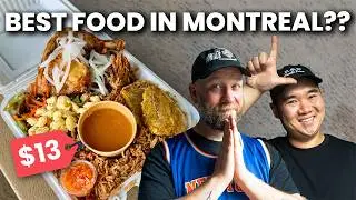 $50 vs. $50 Food Competition in Montreal, Canada (No Chains)