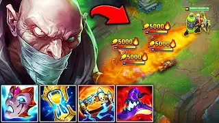 Singed but my poison trail one shots anyone who touches it (DON'T CHASE FULL AP SINGED)