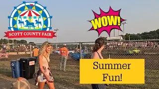 Attended SCOTT COUNTY FAIR DEMO DERBY and this happened...