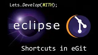 [LD] Git in Eclipse - Commit with Shortcut | Let's Develop With