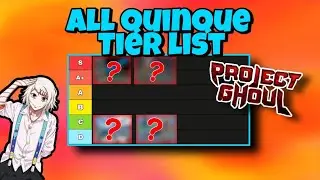 [Project Ghoul] Quinque Tier List!