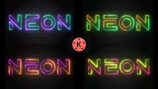 how to make neon name editing in kinemaster || neon name editing kinemaster