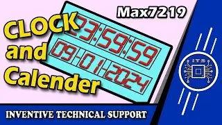 Digital Clock With Calendar Using Arduino, RTC and Max7219 Shift Resistor 