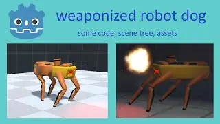 Weaponized Robot Dog in Godot explained