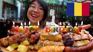 We threw a MASSIVE Romanian Food Feast for My Birthday Party!