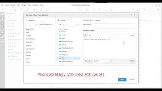 MicroStrategy Create Derived Attribute - Convert Year to Decade