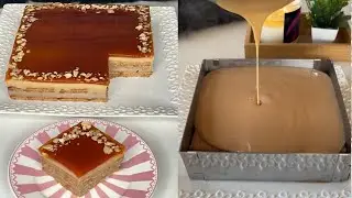 غير في 10 دقائق طورطة سهلة بدون فرن لعشاق الكراميل سهلة وإقتصادية طعم فوووق الخياااال 👌🏻😋