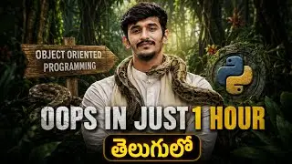 Python Full Course in Telugu | OOP in Python | Class, Object, Inheritance, Polymorphism | Telugu