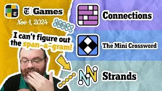 NYT Connections, Mini Crossword, and Strands | Nov 1, 2024