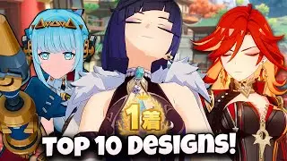 Ranking the TOP 10 Genshin Impact Character Designs