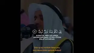Surat Zariyat(49-60) - Alafasy | Tarjima va o'qilishi birgalikda | العفاسي - سورة الذاريات