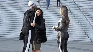 PICK UP GUY IN FRONT OF HIS GIRLFRIEND