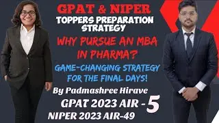 Interview of Padmashree Hirave (GPAT AIR-5)
