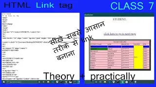 what is link tag in html|link explain in hindi|webpage ko connect kse kreby using link practically|