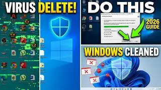 How to delete all viruses on windows 10/11 - 2026 COMPLETE GUIDE!